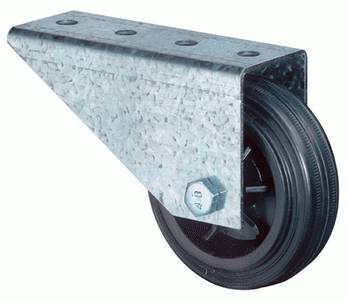 Fixed gate castor
