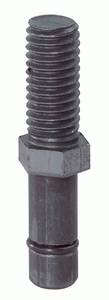 Threaded stem