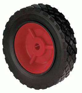 Plastic disc wheel