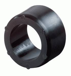 Adaptor sleeve for deflecting wheels